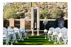 Outdoor Ceremonies at the Wedding Halls in Tucson